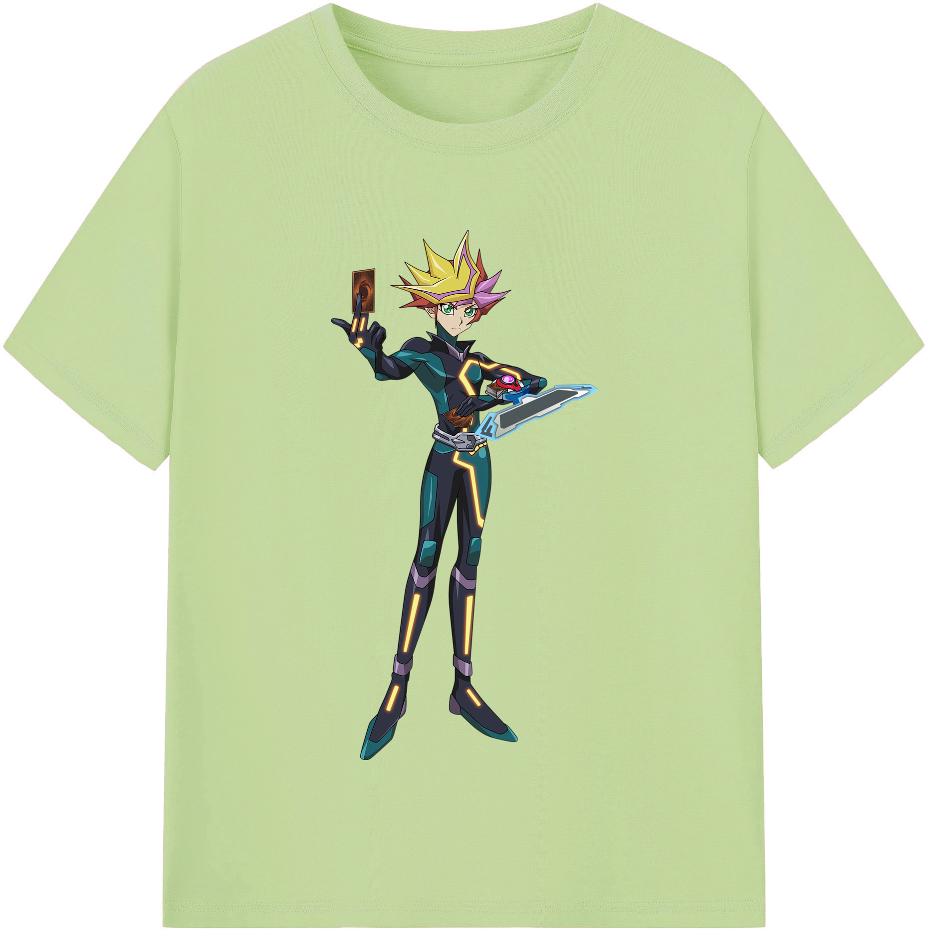 （画像用） 遊☆戯☆王 Yu-Gi-Oh! 綿100％半袖Tシャツ（フロントプリント）